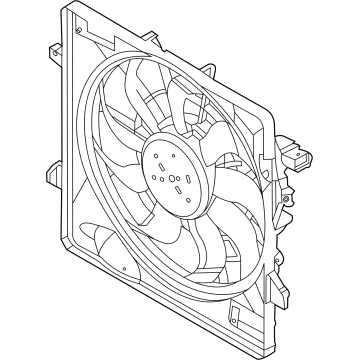 OEM Hyundai Santa Fe Blower Assembly - 25380-P2040