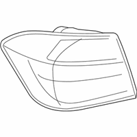 OEM 2013 BMW ActiveHybrid 3 Rear Light In The Side Panel, Left - 63-21-7-313-039