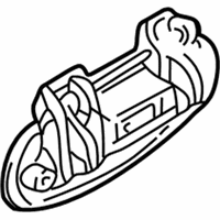 OEM 1998 Nissan Altima Front Door Outside Handle Assembly, Left - 80607-9E002