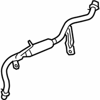 OEM Cadillac PCV Tube - 12670602