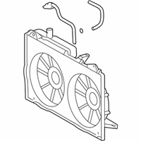 OEM Toyota Prius Shroud Assembly - 16711-21100