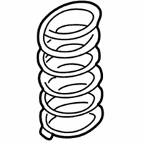 OEM 2003 Chrysler Concorde Rear Coil Springs - 4581214AD