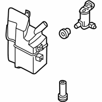 OEM 2008 Infiniti M45 Windshield Washer Tank Assembly - 28910-CE400