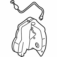 OEM 2004 BMW 745Li Front Left Complete Lock - 51-21-7-202-123