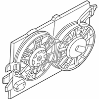 OEM 2007 Ford Focus Fan Assembly - 3S4Z-8C607-BG