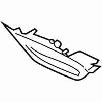 OEM 2017 BMW M6 Inside Left Door Handle - 51-41-7-262-005