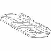 OEM Lexus ES350 Pad Sub-Assembly, RR Sea - 71503-33200