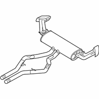OEM BMW X5 Rear Muffler - 18-30-7-645-675