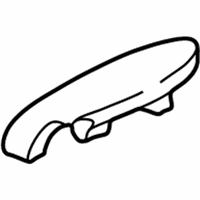 OEM 2004 Honda Civic Armrest Assembly, Right Front Door (Ivory) - 83505-S5A-J01ZB