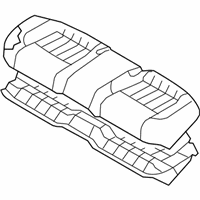 OEM Kia Cushion Assembly-Rear Seat - 891003T020KBL
