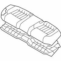 OEM Kia K900 Cushion Assembly-Rear Seat - 891003T020KBL