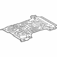 OEM 2020 Lexus LX570 Pan, RR Floor - 58311-60C60