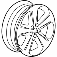 OEM 2019 Chevrolet Trax Wheel, Alloy - 84122926