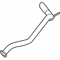 OEM 2009 Nissan Frontier Exhaust Tube Assembly, Rear - 20050-ZL40A