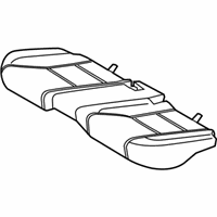 OEM Lexus GS F Pad Sub-Assembly, Rear Seat - 71503-30280