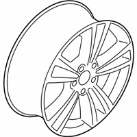 OEM 2012 Lincoln MKS Wheel, Alloy - BA5Z-1007-C