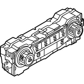 OEM Nissan Frontier CONTROL ASSY-AIR CONDITIONER - 27510-9BU3A