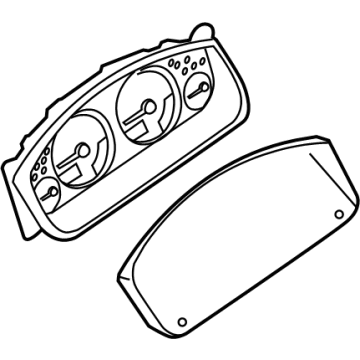 OEM 2022 Nissan Frontier COMBINATION METER ASSY-INSTRUMENT - 24810-9BU8A