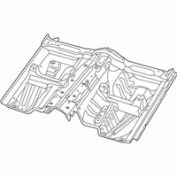 OEM 2017 Jeep Grand Cherokee Floor Pan - 68251628AB