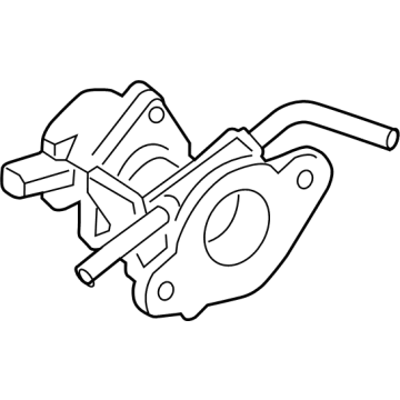 OEM 2022 Lexus NX450h+ Valve Assembly, EGR W/MO - 25620-F0020