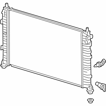 OEM 2022 Cadillac Escalade ESV Radiator - 84943136