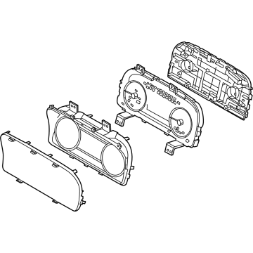 OEM Kia Sorento Cluster Assembly-INSTRUM - 94001P4000