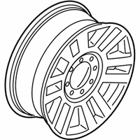 OEM 2022 Ford F-350 Super Duty Wheel, Alloy - LC3Z-1007-B