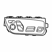 OEM 2020 BMW 530e xDrive Seat Adjustment Switch, Left - 61-31-9-384-917