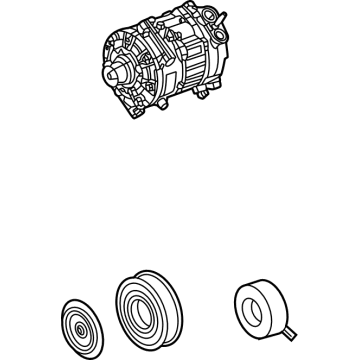 OEM Jeep Wagoneer COMPRESSO-AIR CONDITIONING - 68346657AB