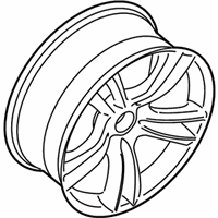 OEM BMW 740i Light Alloy Rim - 36-11-7-841-227