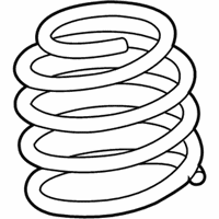 OEM Ford Focus Coil Spring - CV6Z-5310-J