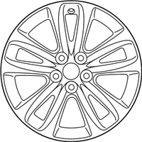 OEM 2017 Lexus CT200h Wheel, Disc - 42611-76190