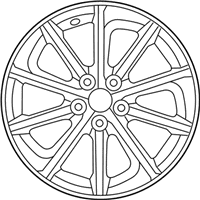 OEM 2011 Lexus CT200h Wheel, Disc - 42611-76061