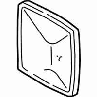 OEM GMC C2500 Mirror, Outside Rear View (Reflector Glass) - 15635583