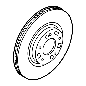 OEM 2022 Hyundai Sonata Disc-Front Wheel Brake - 51712-L0000