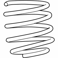 OEM 2013 Cadillac ATS Coil Spring - 22869423