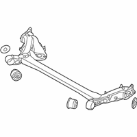 OEM 2017 Kia Soul EV Torsion Axle Complete - 55100E4340