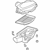 OEM Kia Air Cleaner Assembly, Left - 28121J6100