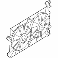 OEM 2007 Chrysler Pacifica Engine Cooling Radiator - 68002782AA