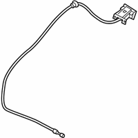 OEM 2013 Nissan NV200 Cable Assembly-Hood Lock Control - 65621-3LM0C
