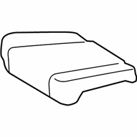 OEM 2010 Toyota Sequoia Seat Cushion Pad - 71611-0C100