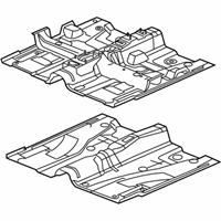 OEM 2005 Saturn Ion Panel Asm, Floor - 15922880