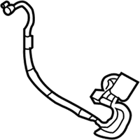 OEM Mercury Mariner Discharge Line - 6L8Z-19972-AA