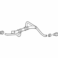 OEM 2016 Cadillac CTS Lower Hose - 23497426