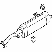 OEM Hyundai Elantra GT Rear Muffler Assembly - 28710-G3410