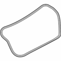 OEM BMW 1 Series M Trunk Lid Sealing - 51-76-7-208-106