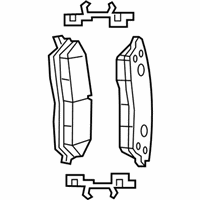 OEM 2021 Chrysler 300 PAD KIT-FRONT DISC BRAKE - 68501805AA