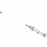 OEM 2017 Lexus RC350 ABSORBER Set, Shock - 48510-80A06