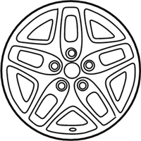 OEM 2004 Dodge Intrepid Wheel - UU48PAKAB