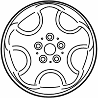 OEM 2000 Chrysler Concorde Wheel-Aluminum - TQ59PAKAB